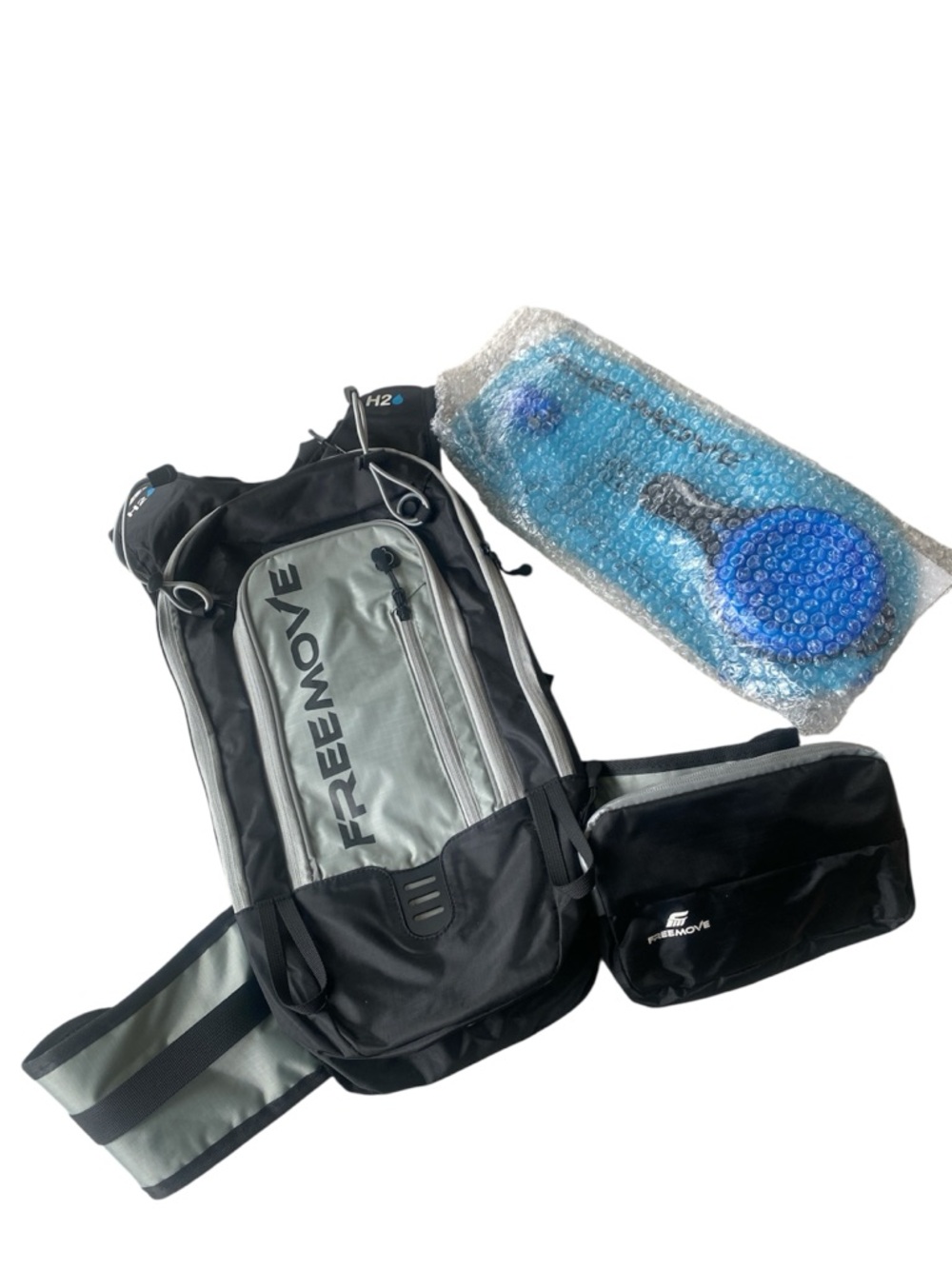 Freemove  4000 a Hydration Pack Backpack and bladder NWOT MISSING COOLER BAG